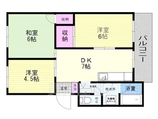 コーポ前田【3階】の間取り