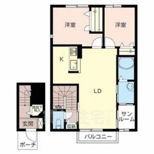 リ・フィデル4【2階】の間取り