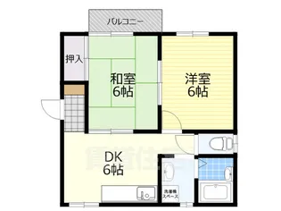 コーポ宝来【2階】の間取り