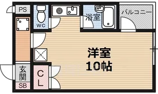 マリーブ1843【1階】の間取り