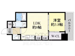 セレニテ新大阪カルム【10階】の間取り