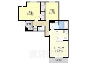 レジーナ・メゾン【3階】の間取り