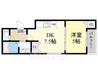 フジパレス淀川EAST【1階】の間取り