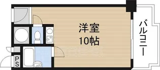 朝日プラザ新大阪【6階】の間取り