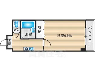 セントポーリア丸太町【3階】の間取り