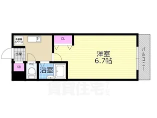 井筒ホームズ河原町(イヅツ)【5階】の間取り