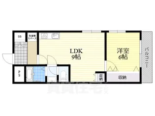 大阪府大阪市都島区都島本通2丁目【マンション】の間取り