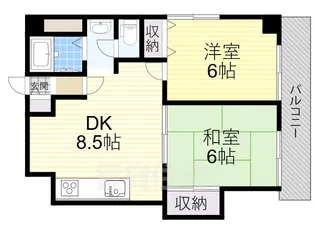 エドケンベルトピア豊中1【3階】の間取り
