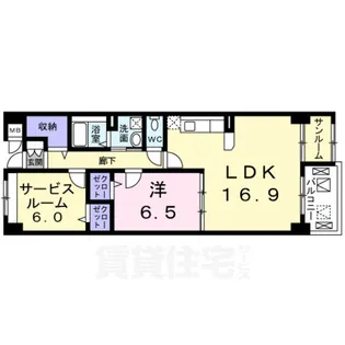 京悠館【7階】の間取り