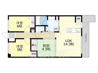 セレナハイム新大宮セントラルステージ【2階】の間取り