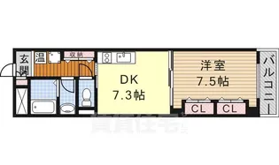 センチュリーパーク八熊【7階】の間取り