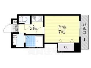 M'PLAZA香里参番館【4階】の間取り
