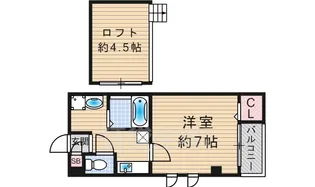 イル・グラッツィア高宮1【3階】の間取り