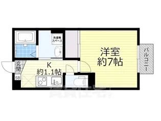 大阪府和泉市葛の葉町2丁目【アパート】の間取り