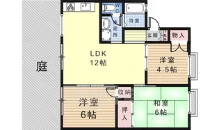 セジュール白鷺1【1階】の間取り