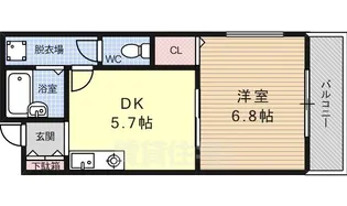 プルス塚本【3階】の間取り