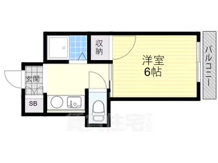 大阪府吹田市南高浜町【マンション】の間取り