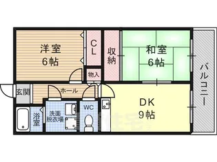 マンションウメノ【2階】の間取り