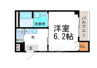 カーサ・ラルーチェ【3階】の間取り