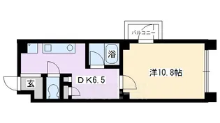 パインフィールド御池【11階】の間取り