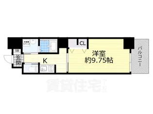 大阪府大阪市都島区中野町2丁目【マンション】の間取り