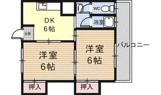 エクセル伏見【5階】の間取り