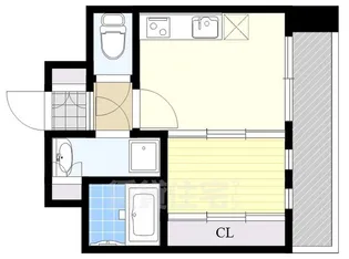 ヴィラージュ高宮ストリート【8階】の間取り