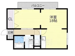 エステート高石【203号室】の間取り