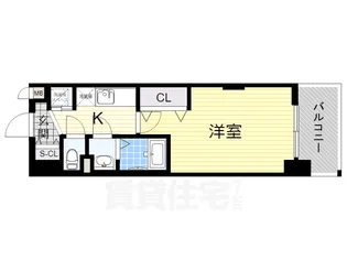 Luxe新大阪α【8階】の間取り