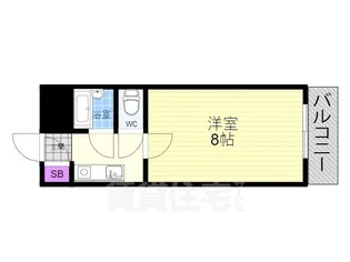 エクセレント丸太町【1階】の間取り
