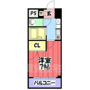 セントラルハイツ筒井【4階】の間取り