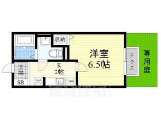 セジュールMORITA【1階】の間取り