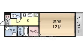 プラマーⅢ番館【3階】の間取り