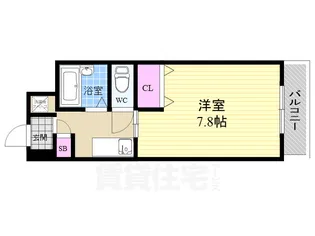 CASA YAMABUN【4階】の間取り