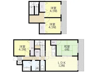 ハイツホロン【4階】の間取り