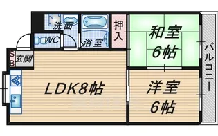 MJBハイツ【2階】の間取り