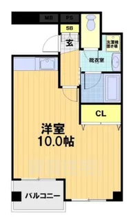 1Rの間取り画像