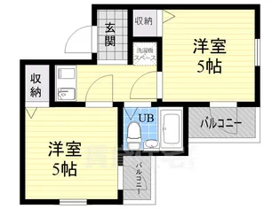 アメニティー新高2番館【3階】の間取り