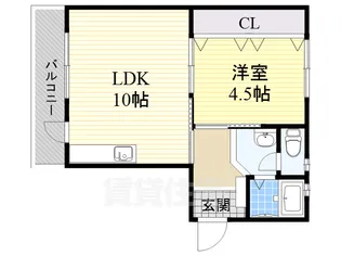 羽衣団地C棟【3階】の間取り