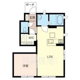 PineRoots良福寺A【1階】の間取り