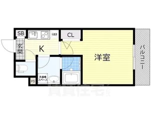 ディアレイシャス新栄【6階】の間取り