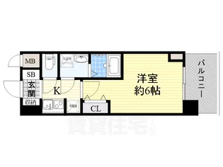 M-RESIDENCE新大阪Garden【2階】の間取り