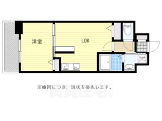 エルグランド東比恵【8階】の間取り