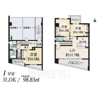 OSM植田弐番館【1階】の間取り
