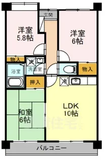 メゾンアザレア【3階】の間取り