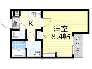 大阪府堺市堺区新在家町東2丁【マンション】の間取り