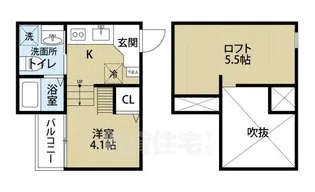 オリーブテラス神戸【2階】の間取り