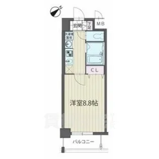 パルティール覚王山【3階】の間取り