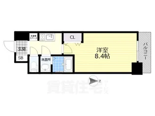 ディアレイシャス浅間町【2階】の間取り