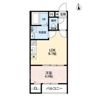T A明前町 A棟【2階】の間取り